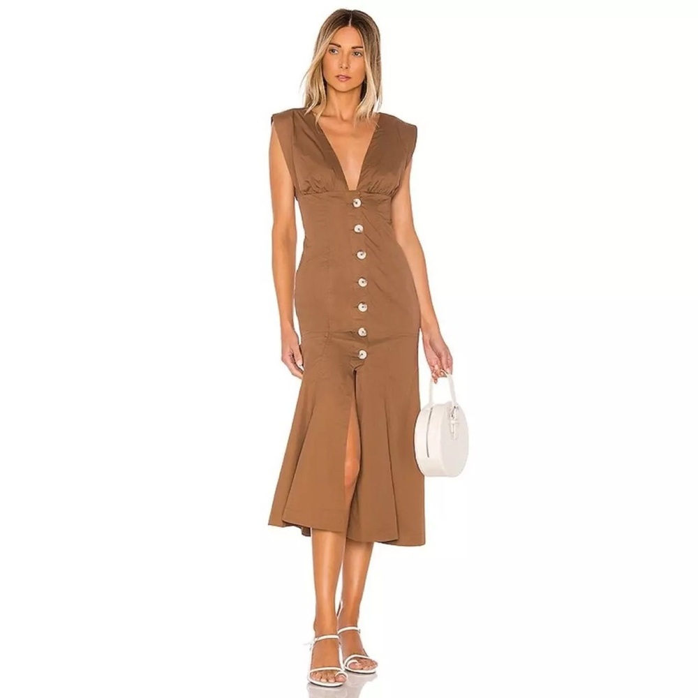 L’Academie Gabrielle Brown Dress